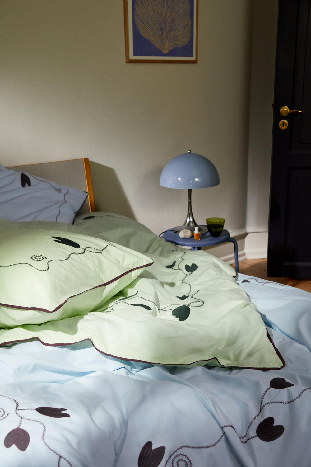 x KIMPOP Lollipop sengesæt - lyseblå